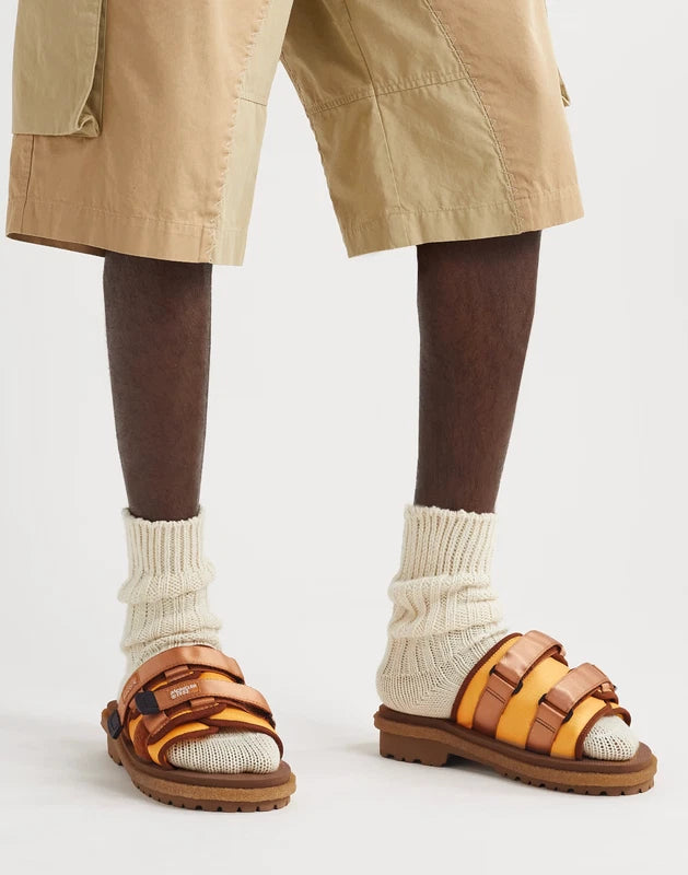 Moncler X Suicoke Moto Mountain Ripstop Vibram Sole Slides Shoes Sandals New 43
