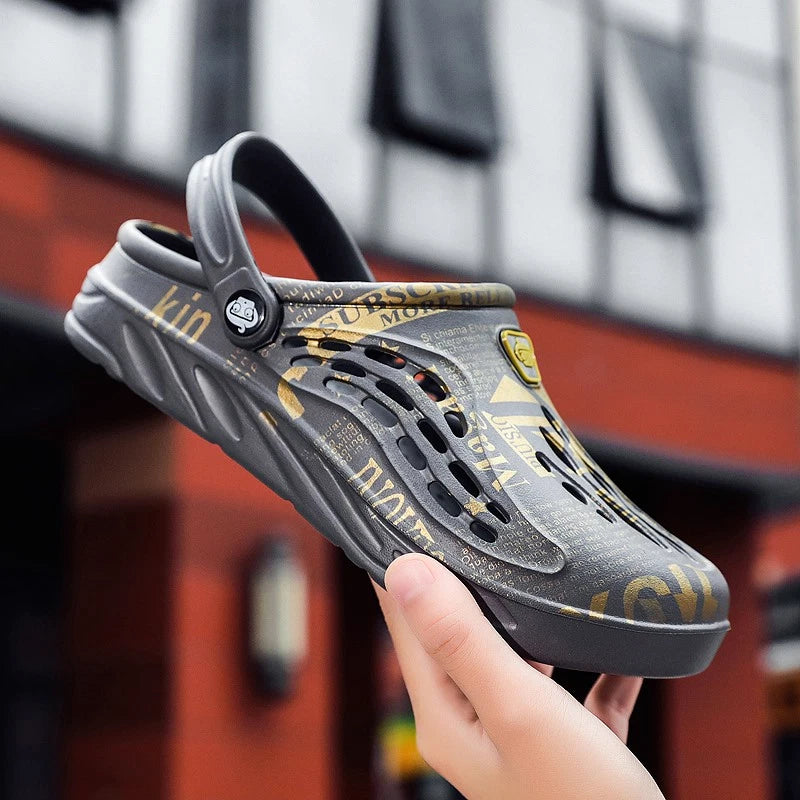 Man Garden Clogs Boat Shoes Mules Slip on Casual In/Outdoor Slippers Sandals US