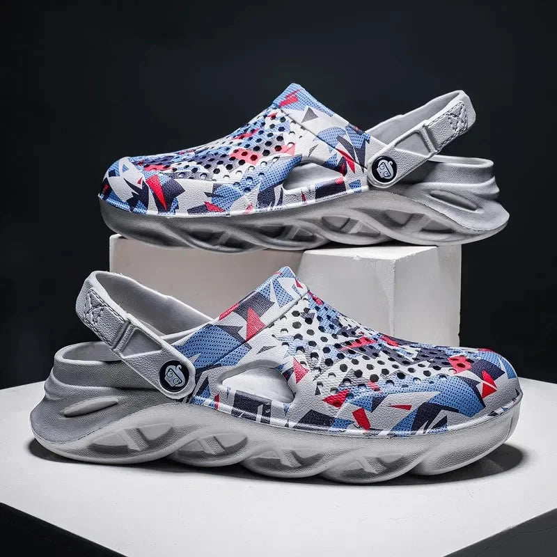 Summer Slippers Mens Clog Platform Women Beach Sandals Outdoor Casual  Comfort