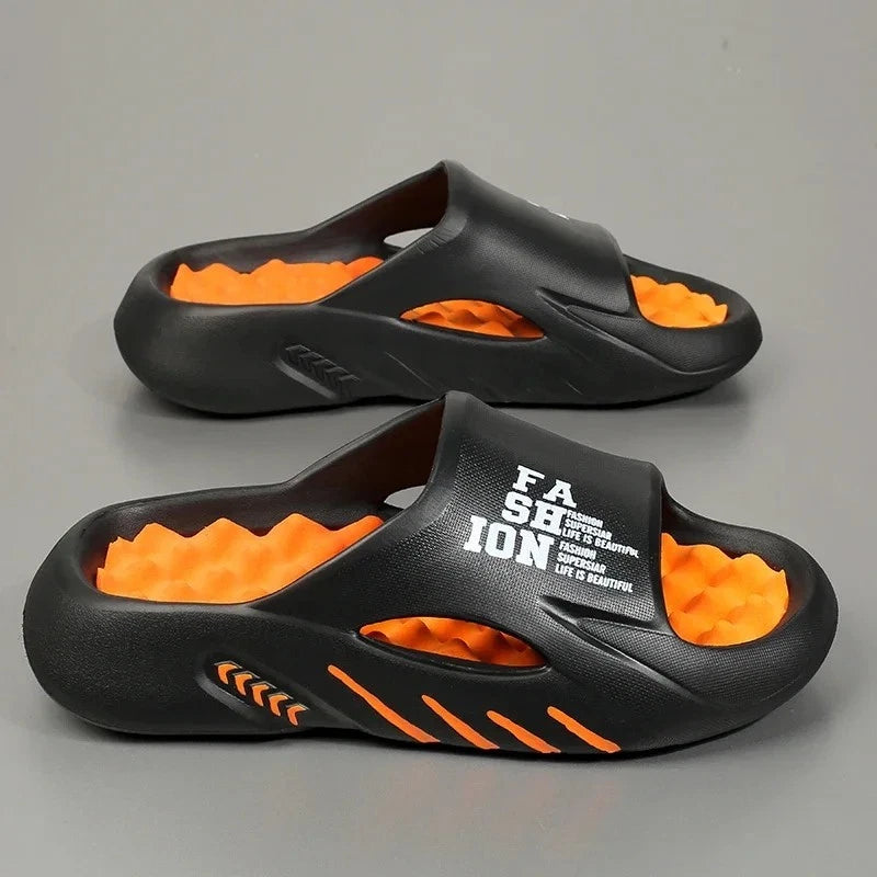 New Summer Men Massage Slippers Slides Outdoor Beach Casual Sandals Shoes Gift
