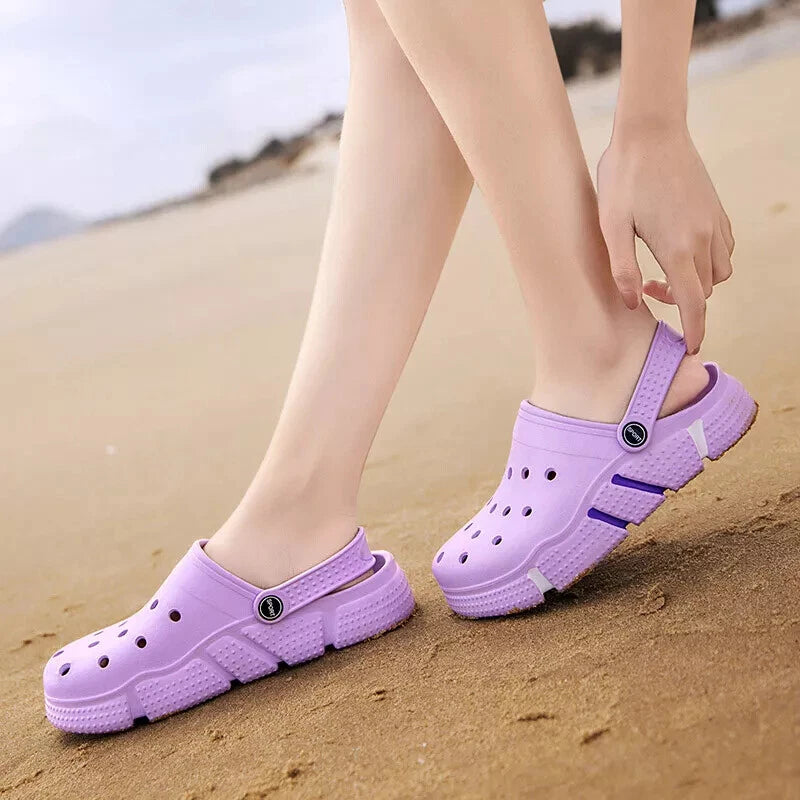 Mens Slip on Garden Mules Clogs Shoes Sports Sandals Beach Swim Slippers Shoes