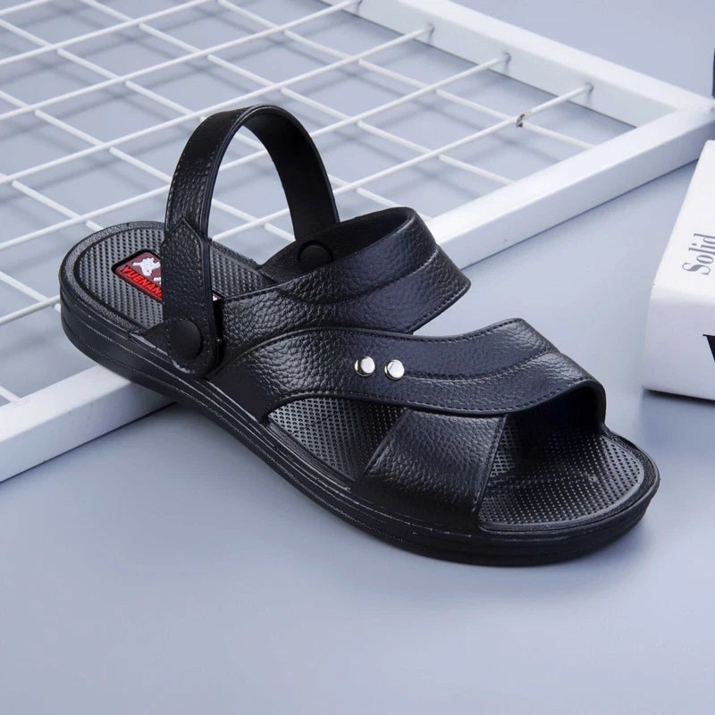 Summer Open Toe Men New Slingbacks Sandals Slippers Beach Shoes Casual Non-Slip