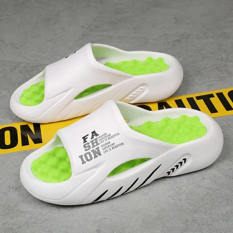 New Summer Men Massage Slippers Slides Outdoor Beach Casual Sandals Shoes Gift