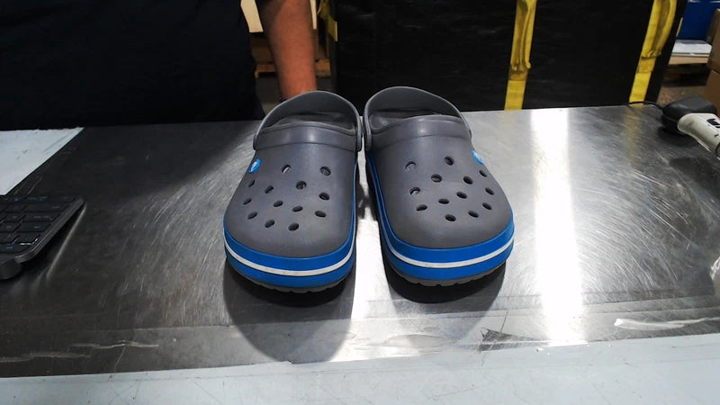 UsedLikeNew_Crocs Unisex-Adult Crocband Clog, Charcoal/Ocean, 10 Men/12