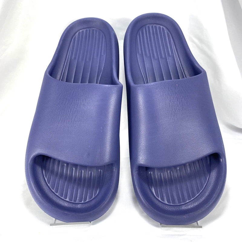 Unbranded Men's Molded Slide Sandals Sz 13.5-14 (12") Slipper Casual Beach Blue