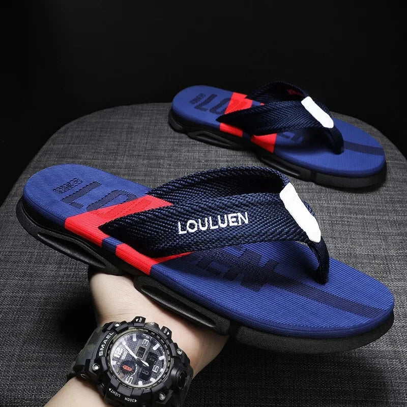 Summer Flip Flops Men Outdoor Casual Beach Shoes Slippers Men's Anti-skid