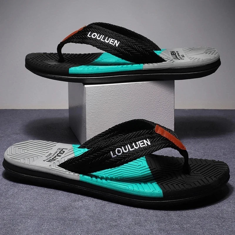 Men Summer Flip Flops Breathable Casual Beach Slippers Outdoor Slides Shoes Gift