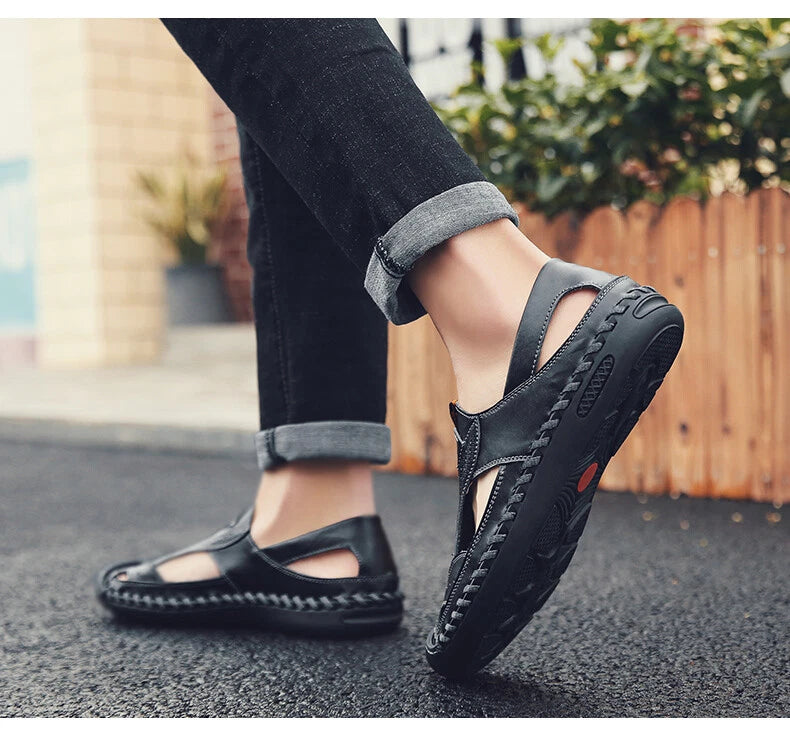 Summer Men Sandals Non-slip Beach Slipper Breathable Trekking Slip-on Sneakers