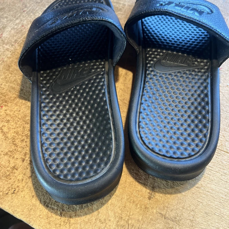 NEW Nike Mens Benassi JDI Slippers Slide Sandals Shoes 343880 Sz 12 Super Clean!