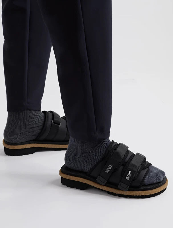 Moncler X Suicoke Moto Mountain Ripstop Vibram Sole Slides Shoes Sandals 45