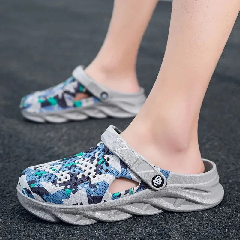 Summer Slippers Mens Clog Platform Women Beach Sandals Outdoor Casual  Comfort