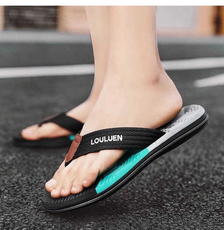 Men Summer Flip Flops Breathable Casual Beach Slippers Outdoor Slides Shoes Gift