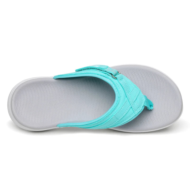 Women Arch Support Flip Flops Thong Sandals Lightweight Summer Beach Sandals