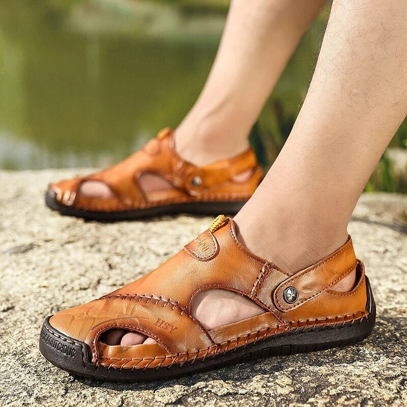 Summer Men's Non-slip Sandals Outdoor Sports Breathable Casual Beach Slippers