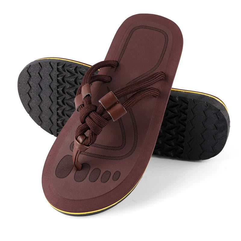 Men's Summer Mesa Knot Sandals Beach Flip Flops Slippers Sandals Shoes 9-10 Size