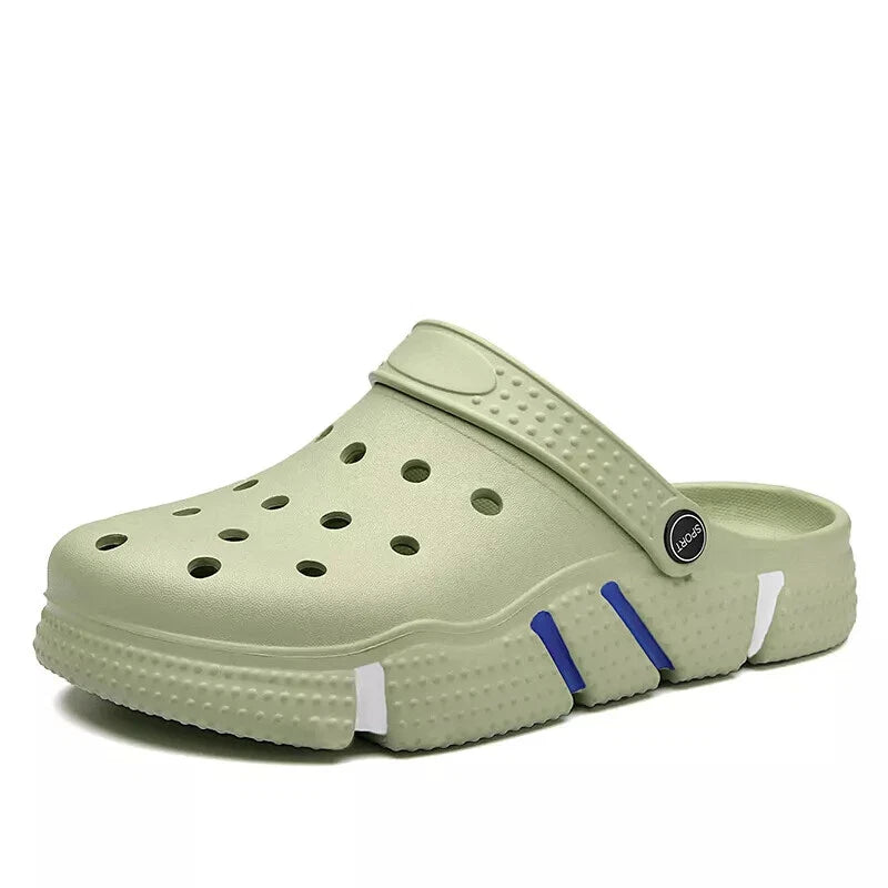 Mens Slip on Garden Mules Clogs Shoes Sports Sandals Beach Swim Slippers Shoes
