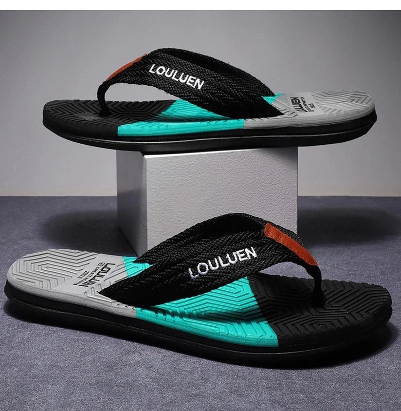Men Summer Flip Flops Breathable Casual Beach Slippers Outdoor Slides Shoes Gift