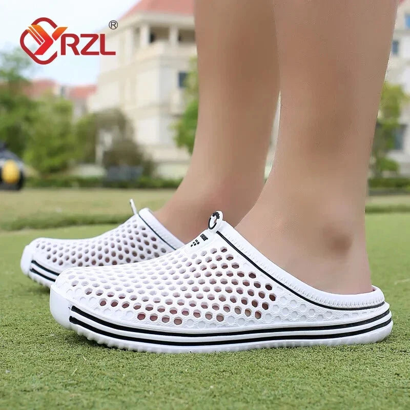 Comfortable Men Pool Sandals Summer Outdoor Beach Shoes Men Slip on Garden Clogs
