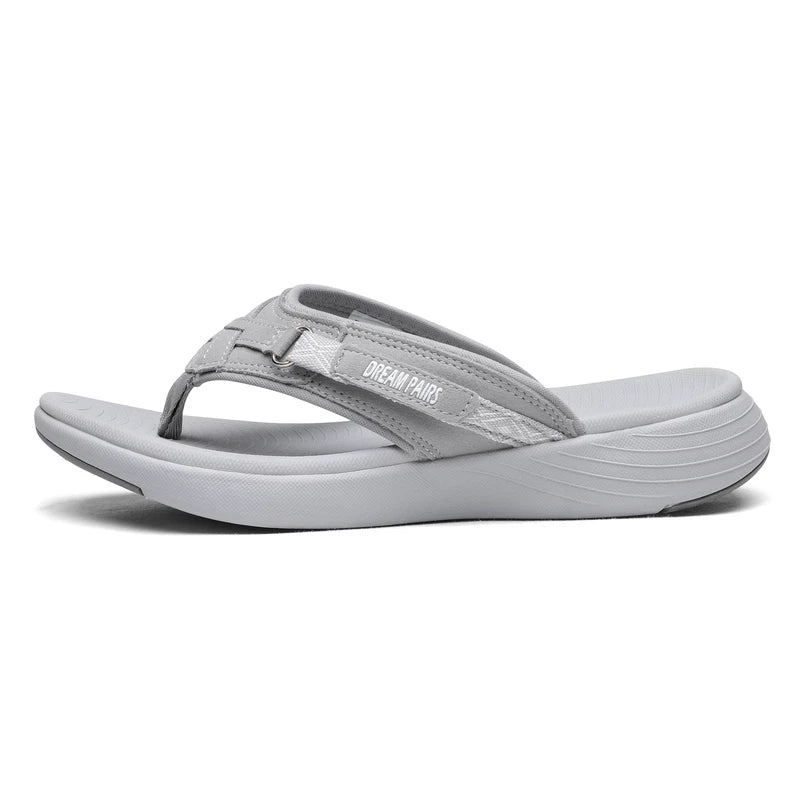 Women Arch Support Flip Flops Thong Sandals Lightweight Summer Beach Sandals