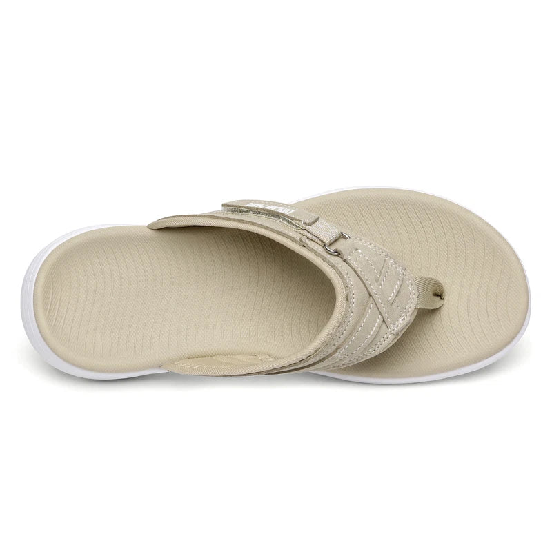 Women Arch Support Flip Flops Thong Sandals Lightweight Summer Beach Sandals