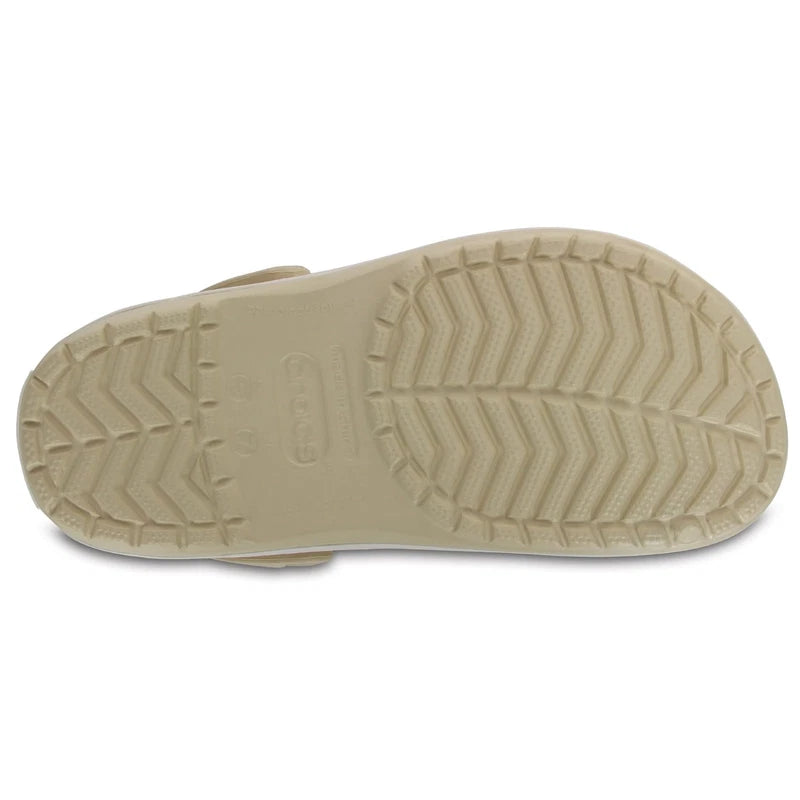 Crocs Men's and Women's Crocband Clog, Stucco/Melon, 6 Women/4 Men