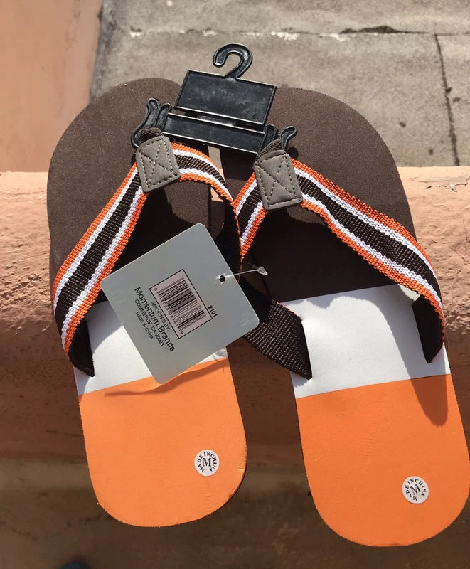 Flip Flop Stripe Sandals Men’s Summer Thong Beach Pool Slides Outdoor Indoor