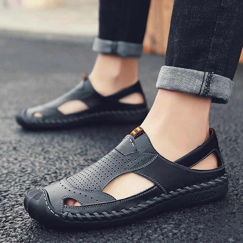 Summer Men Sandals Non-slip Beach Slipper Breathable Trekking Slip-on Sneakers