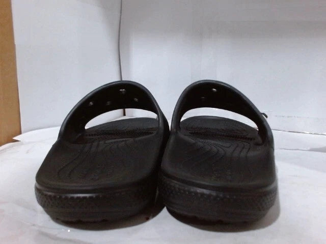 UsedLikeNew_Crocs Unisex Classic Slide Sandals, Black, 10 Men/12