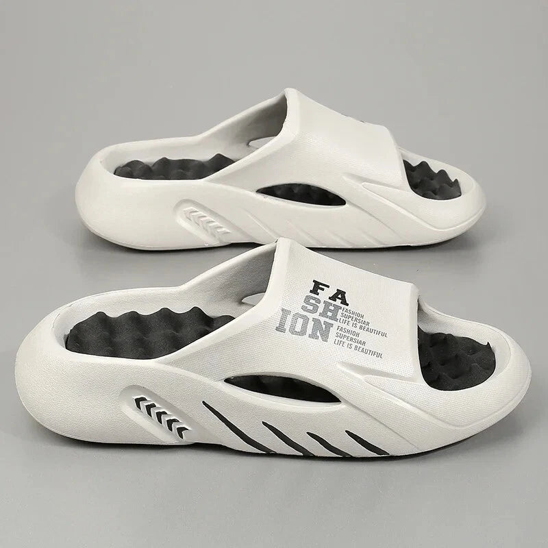 New Summer Men's Massage Slippers Slides Indoor Outdoor Comfort Shoes Beach Gift