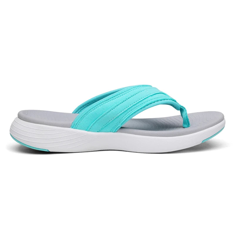 Women Arch Support Flip Flops Thong Sandals Lightweight Summer Beach Sandals