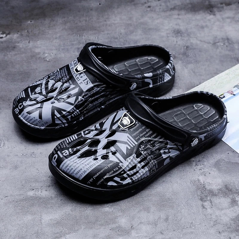 Man Garden Clogs Boat Shoes Mules Slip on Casual In/Outdoor Slippers Sandals US