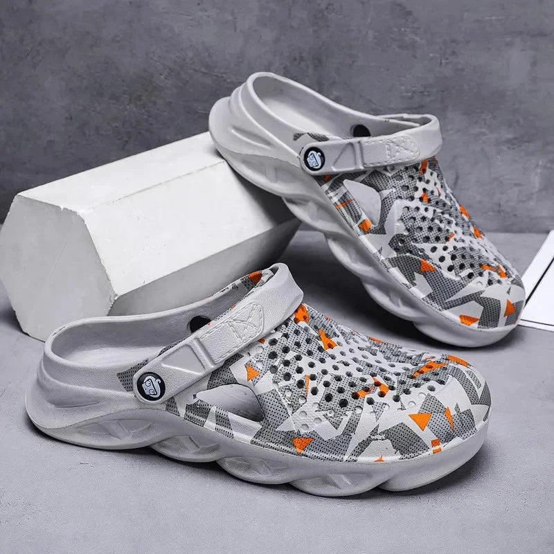 Summer Slippers Mens Clog Platform Women Beach Sandals Outdoor Casual  Comfort