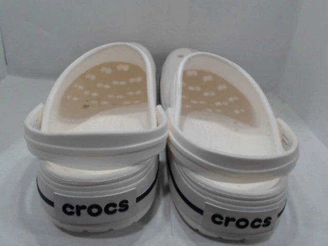 UsedVeryGood_Crocs Unisex-Adult Crocband Clog, White, 11 Men/13