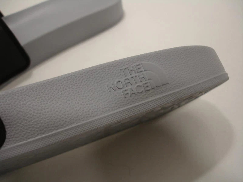 The North Face Men's sz 12 M Base Camp Slide II Black Lime Green Slipper Slip-On