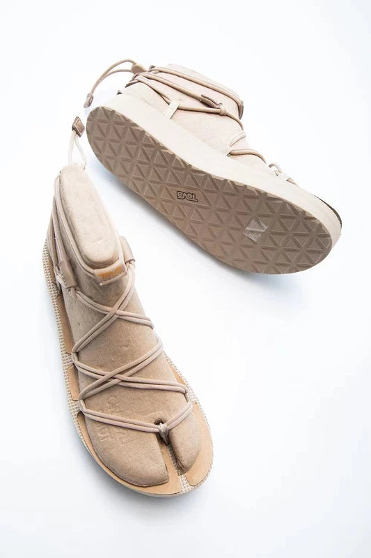 Teva Women Midform Infinity Platform Elastic Strap Sandals Sesame 1127890 Us 9