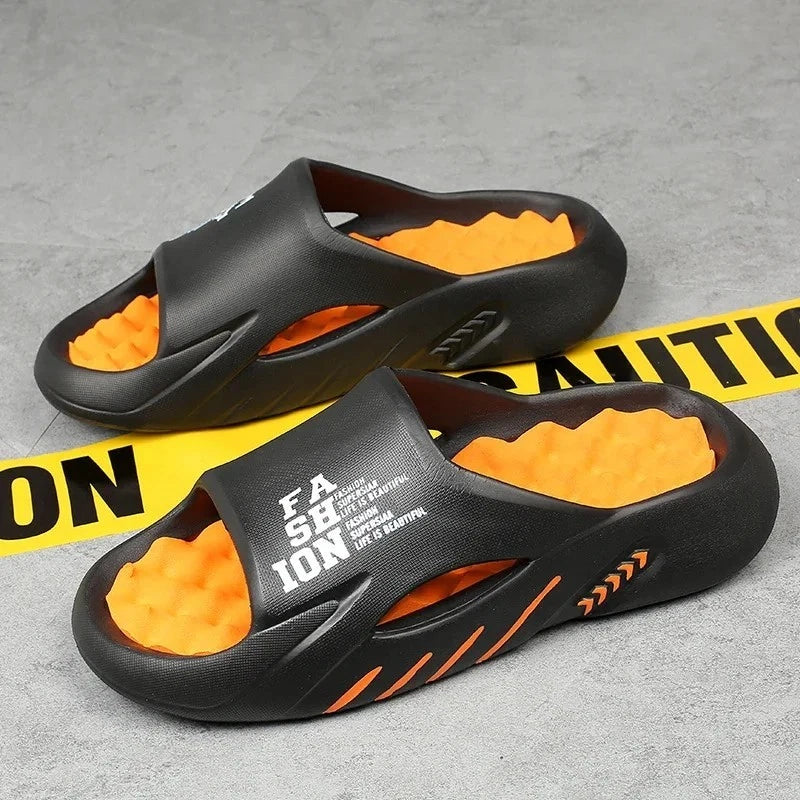 New Summer Men Massage Slippers Slides Outdoor Beach Casual Sandals Shoes Gift