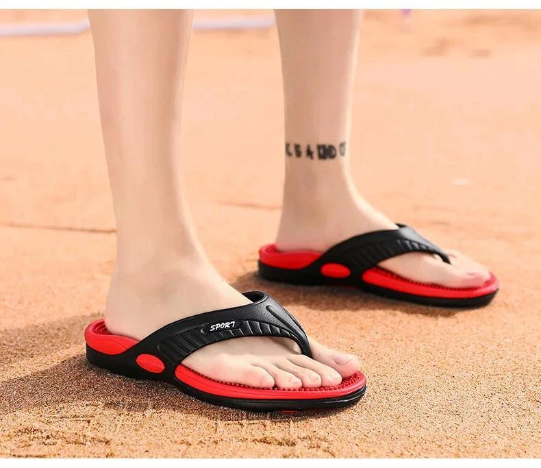 Massage Flip-flops Summer Men Slippers Beach Sandals Comfortable Men Casual Shoe