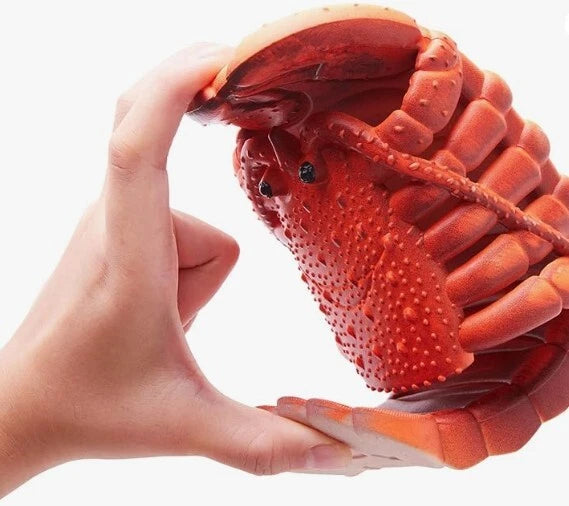 Lobster Flip Flops,Lobster Slipper,Lobster Slide,Lobster Pool Beach Shower Shoes