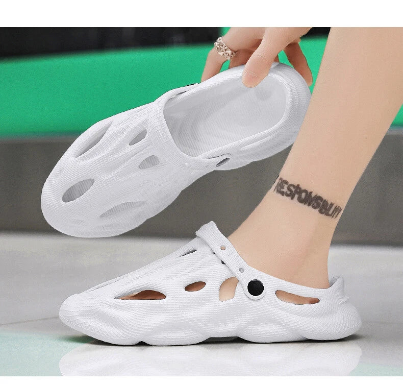 Men's Shoes Summer Beach Roman Sandals Casual Anti Slipper Runner hollow out new