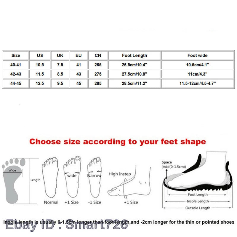 Fashion Men Slip on Slides Indoor Home Slippers Summer Sandal Casual Beach Shoes