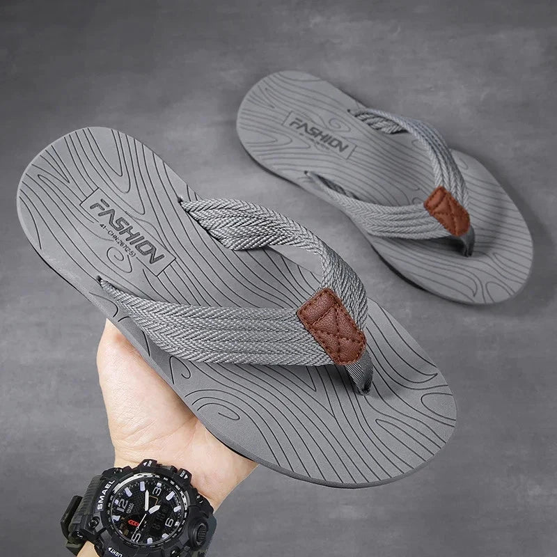 Men Slippers Summer Flip Flops Brand Fashion Outdoor Comfortable Casual