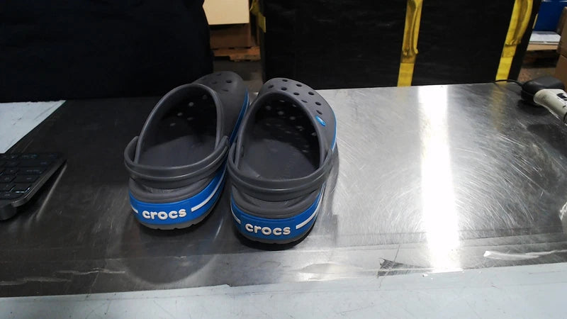 UsedLikeNew_Crocs Unisex-Adult Crocband Clog, Charcoal/Ocean, 10 Men/12
