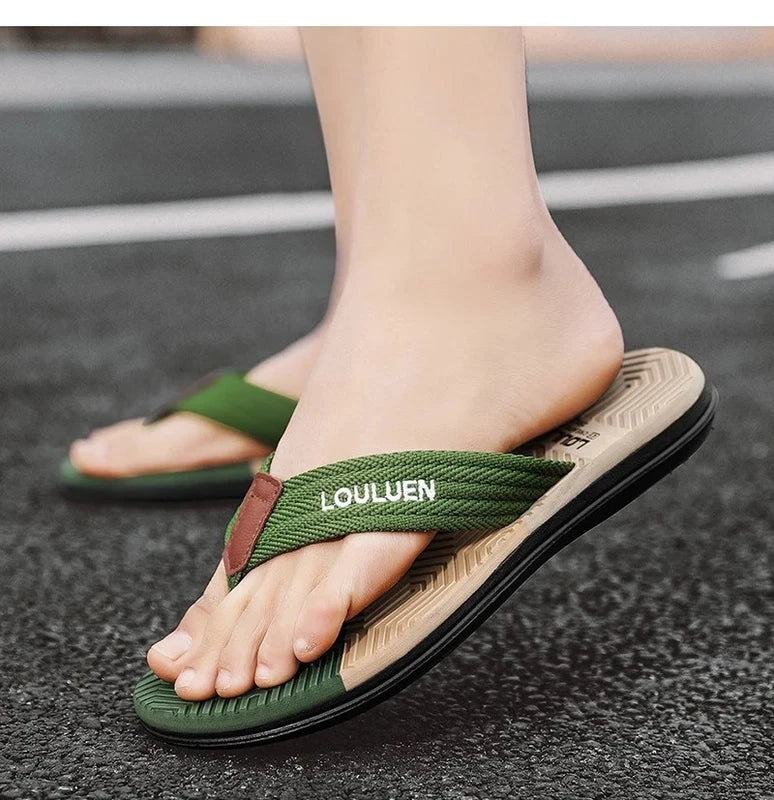 Men Summer Flip Flops Breathable Casual Beach Slippers Outdoor Slides Shoes Gift