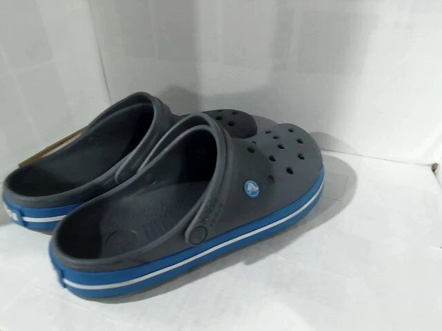 UsedLikeNew_Crocs Unisex-Adult Crocband Clog, Ch_Charcoal/Ocean_Sz10 Women/8 Men