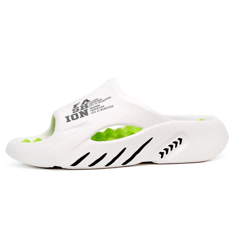 New Summer Men Massage Slippers Sides Indoor Outdoor Sandals Beach Casual Shoes