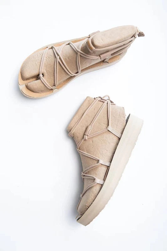 Teva Women Midform Infinity Platform Elastic Strap Sandals Sesame 1127890 Us 9