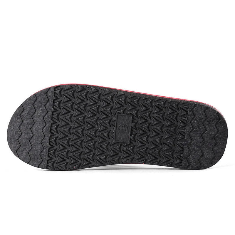 Men Summer Beach Cushion Thong Flip Flops Braided Strap Casual Sandals Slippers