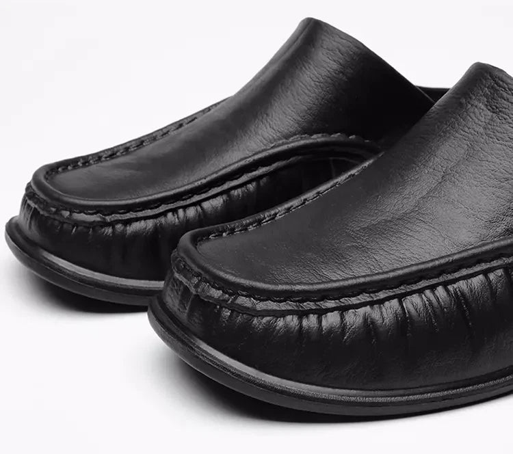 Men Summer Beach Round toe Low top Casual Slippers Slip on Loafers Mule Shoes Sz