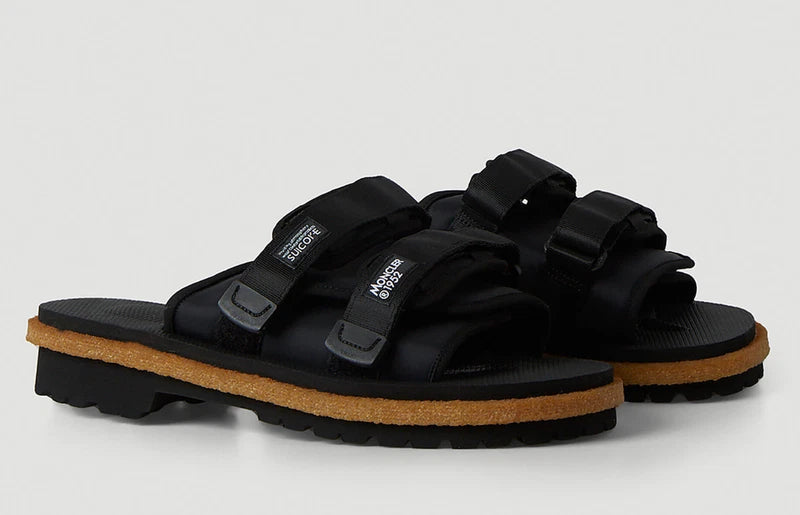 Moncler X Suicoke Moto Mountain Ripstop Vibram Sole Slides Shoes Sandals 43
