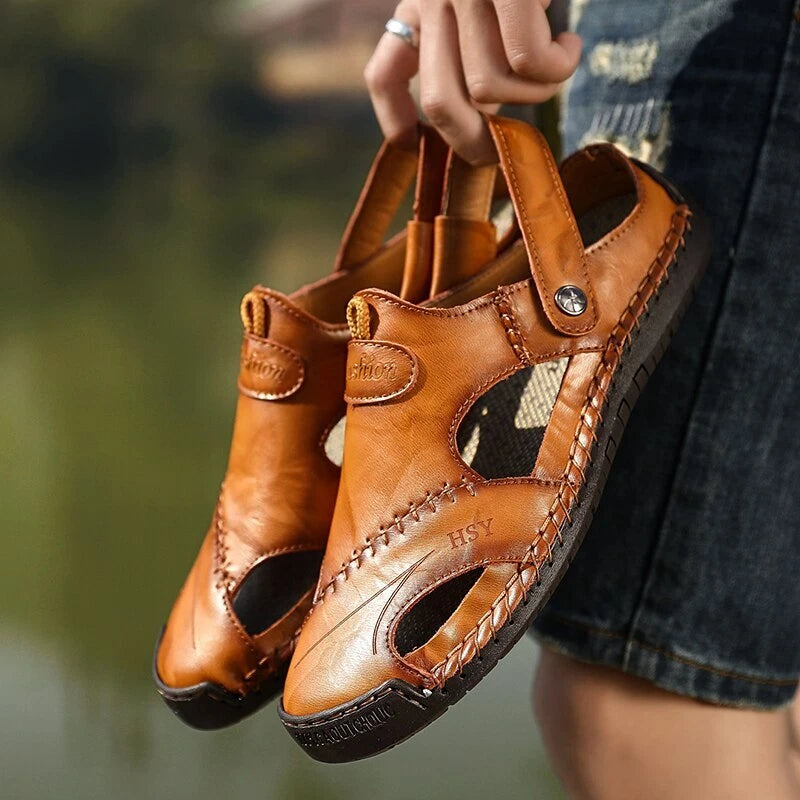 Summer Men's Non-slip Sandals Outdoor Sports Breathable Casual Beach Slippers